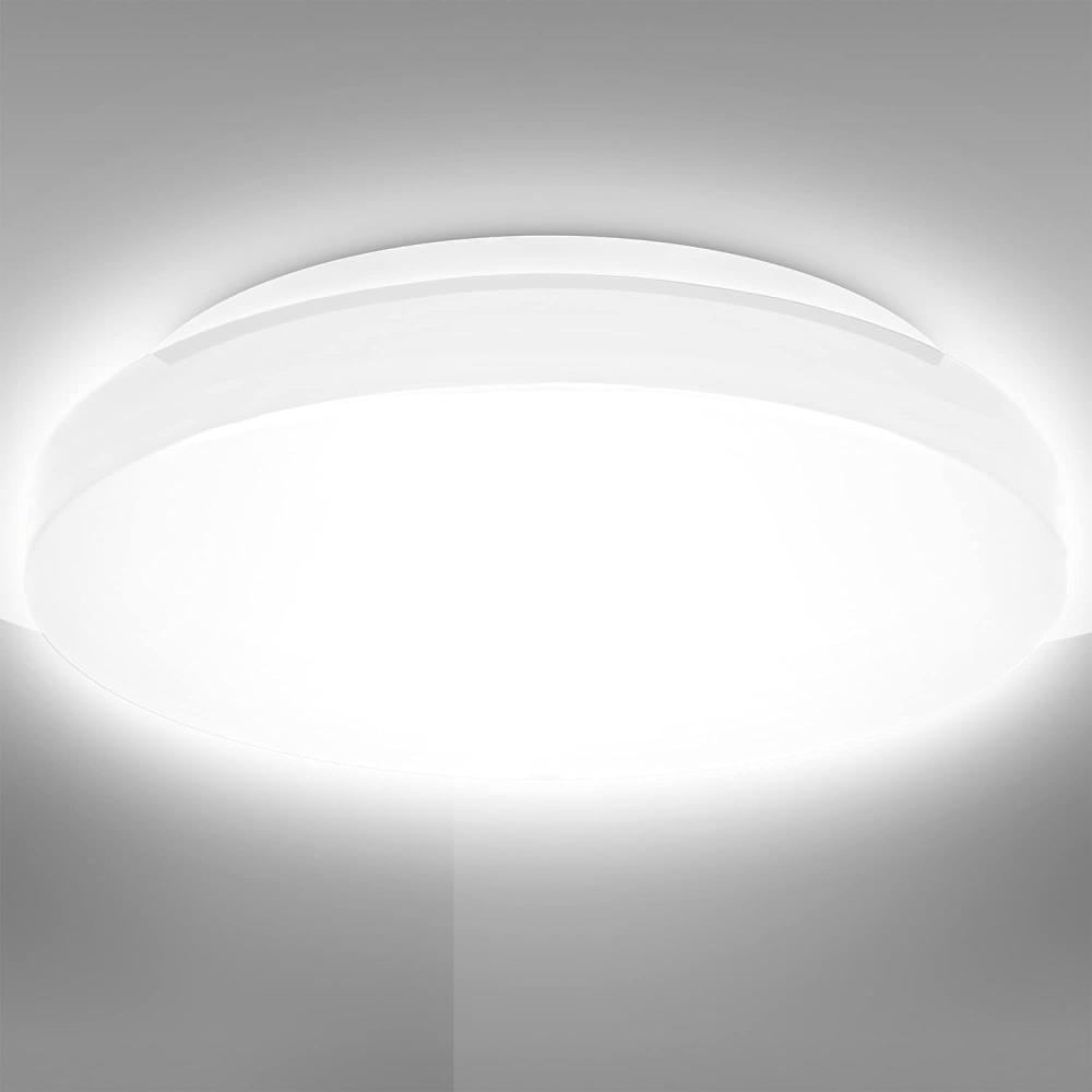 LED Bad Deckenlampe rund Badezimmer-Leuchte flach IP44 Schlafzimmer Küche Flur Bild 1