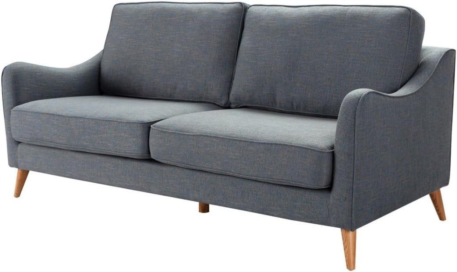 Dekoria 3-Sitzer Sofa Venuste denim blue/brown Bild 1