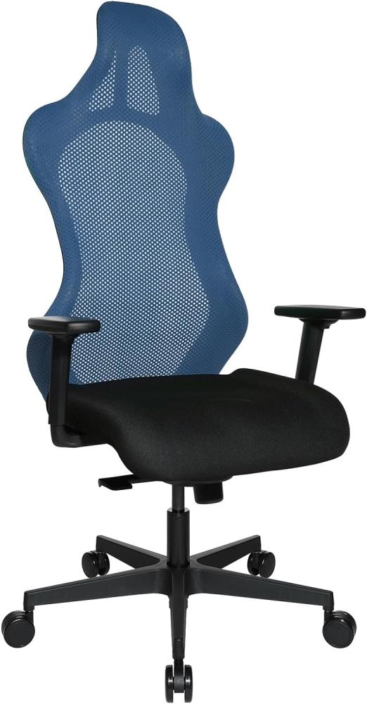 TOPSTAR Sitness RS Sport Bürodrehstuhl, Gamingstuhl, Stoff, Petrol-schwarz Bild 1