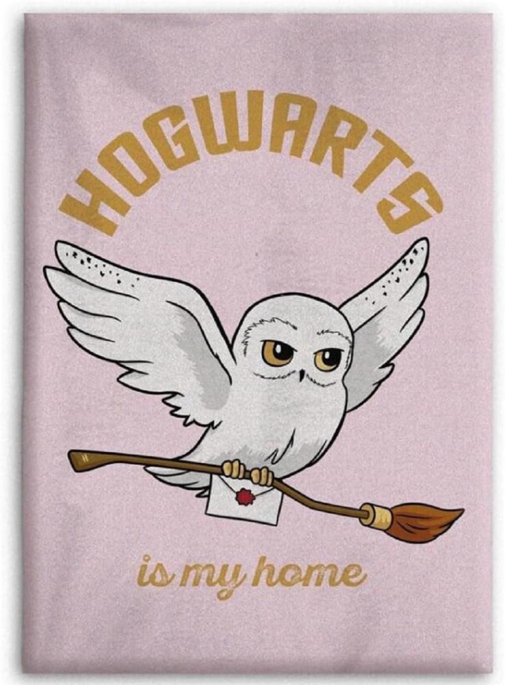 Harry Potter Hedwig Flauschdecke Kuscheldecke 110 x 150 cm Bild 1