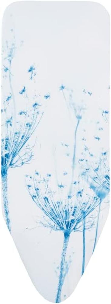 Brabantia Baumwollbezug mit 2mm Schaumstoff, Bügeltischbezug, Cotton Flower, 124 x 45 cm, 118944 Bild 1