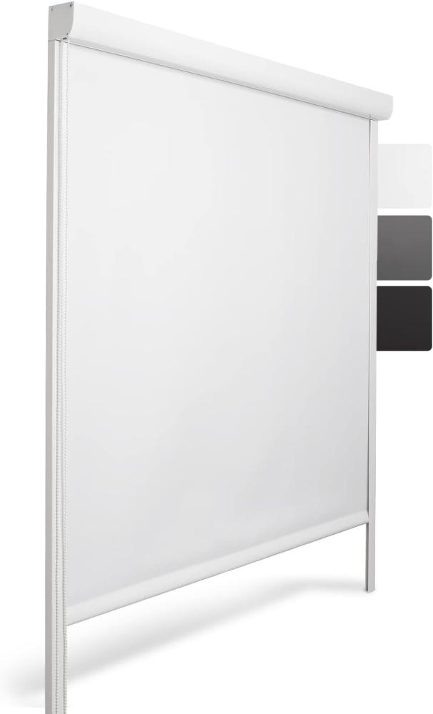 Sol Royal PVC Kassettenrollo SolReflect K24 Weiß, 175x80x4. 2 cm Bild 1