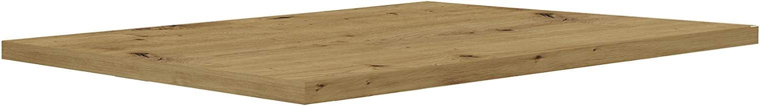 FORTE Tischsystem: Tischplatte aus Holzwerkstoff in Artisan Eiche, 140 x 3,8 x 90 cm Bild 1