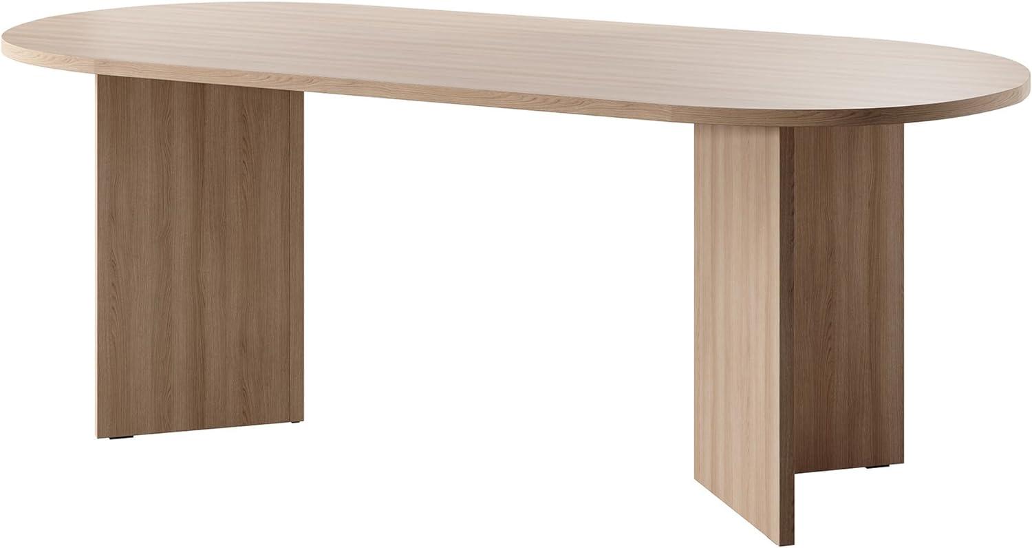 Selsey OVO Esstisch, Engineered Wood, Eiche, 204 cm Bild 1