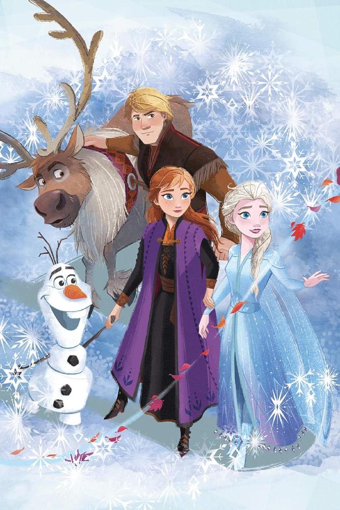 Disney Frozen Elsa Anna  Fleecedecke Schmusedecke Kuscheldecke 100 x 150 cm Bild 1
