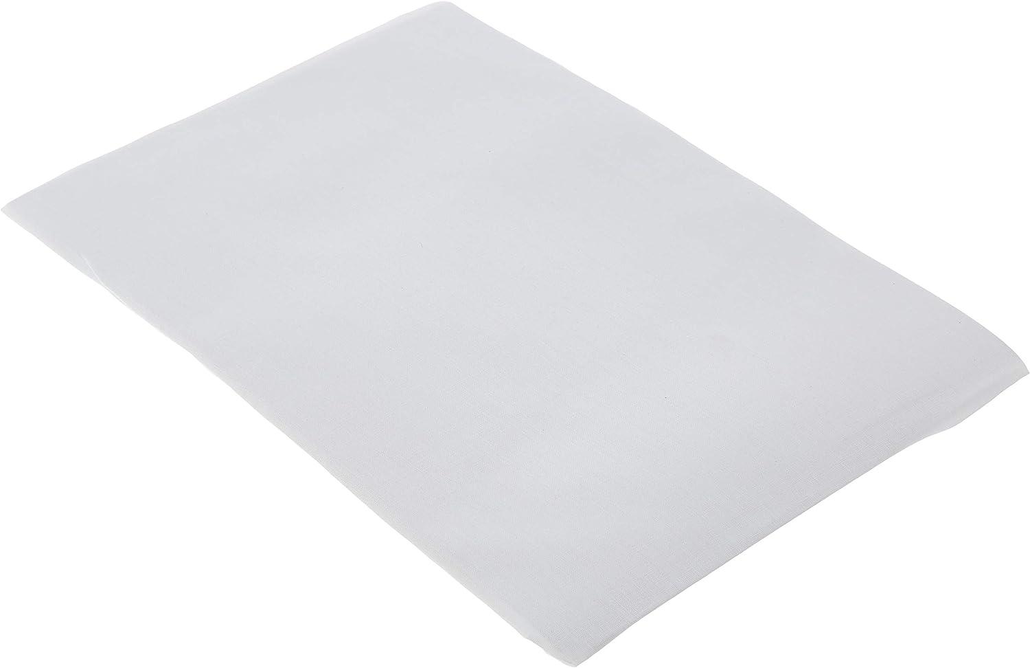 pirulos 40100001 – Spannbettlaken, Baumwolle, 50 x 80 cm, weiß Bild 1
