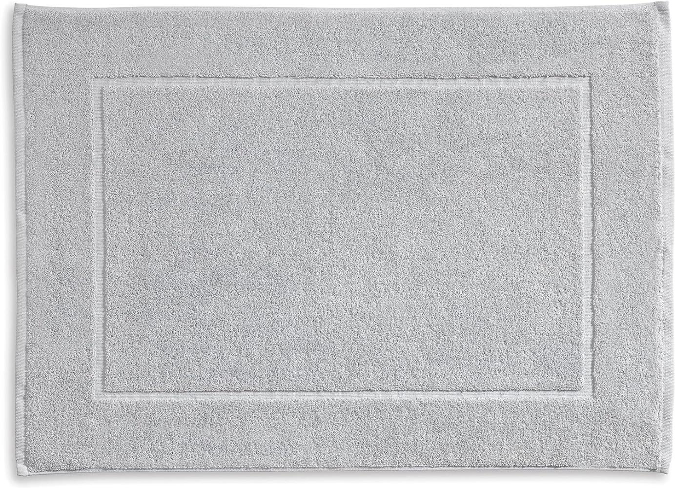 Kela Badvorleger Ladessa, 50 cm x 70 cm, 100% Baumwolle, felsgrau, waschbar bei 60° C, für Fußbodenheizung geeignet, 23311 Bild 1