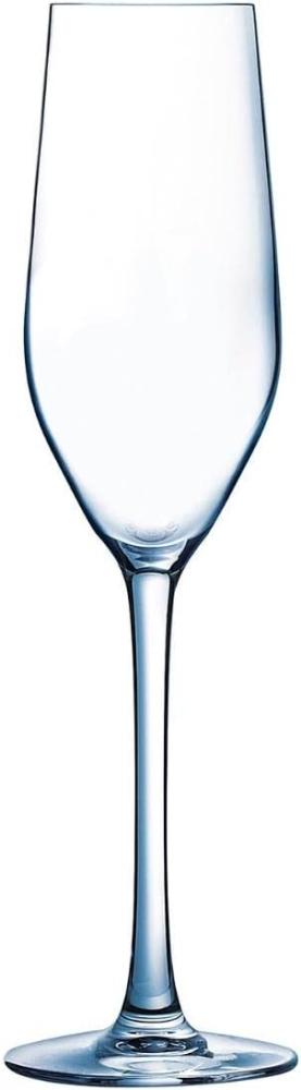 Abgeplattetes Glas Champagner und Cava Arcoroc Mineral Glas 160 ml Bild 1