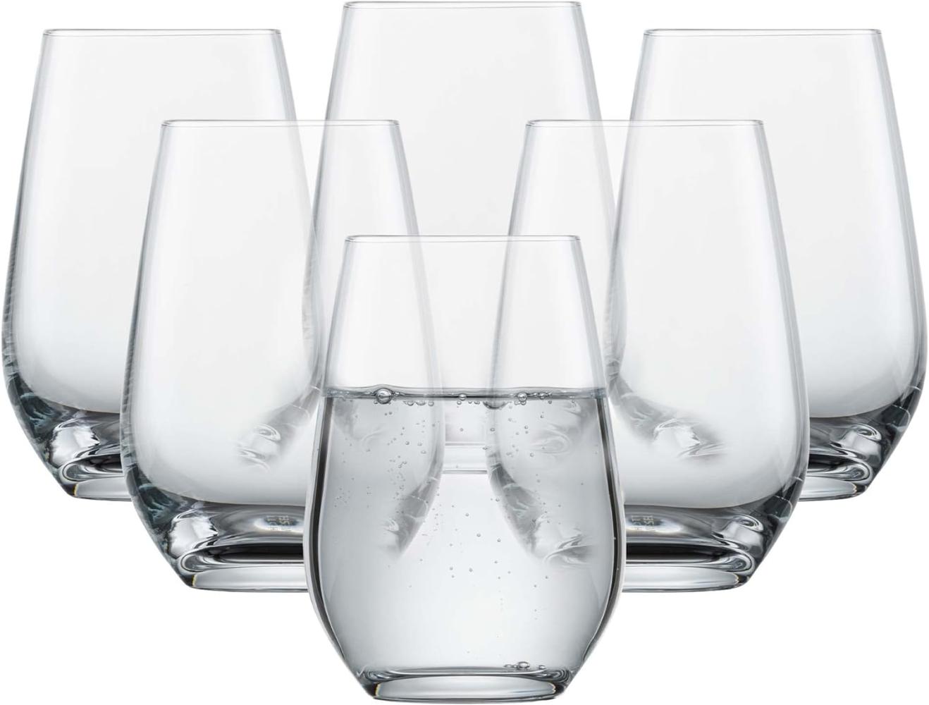 Schott Zwiesel 6 Stück Wasserglas Viña tritan· kristall, Hergestellt in EU· spülmaschinenfest· tritan protect· Wasserglas 117875 Bild 1