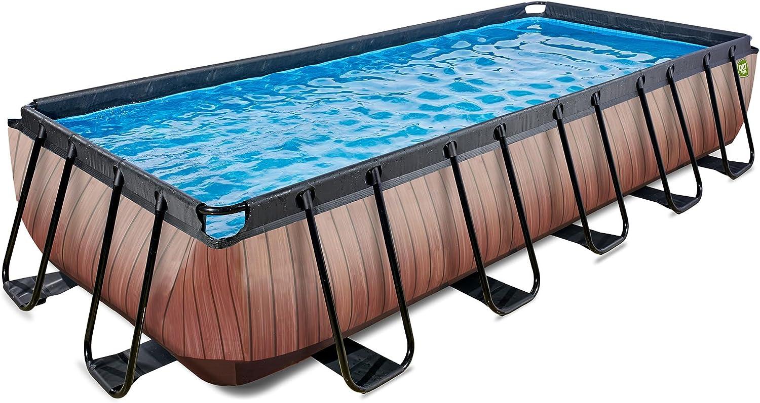 EXIT Wood Pool 540x250x100cm mit Filterpumpe Bild 1