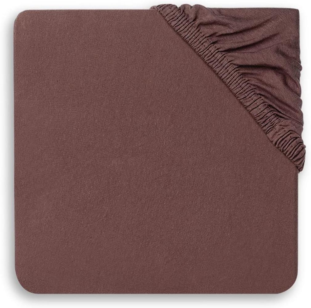 Jollein Jersey Spannbettlaken Chestnut 40 x 80 / 9 Bild 1