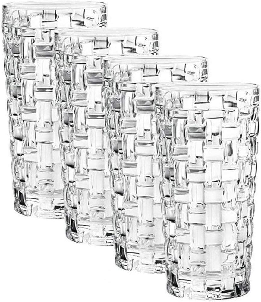 Spiegelau & Nachtmann 4-teiliges Longdrink-Set, Kristallglas, 395 ml, Bossa Nova, 0092075-0 Bild 1
