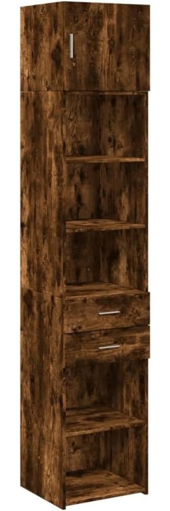 Hochschrank Schmal Räuchereiche 45x42,5x225 cm Holzwerkstoff 3281298 Bild 1