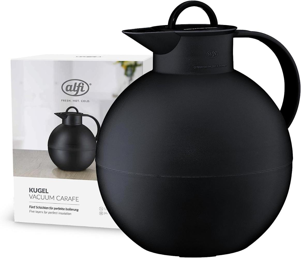 alfi Sphere jug frosted black 0. 94 liter Bild 1