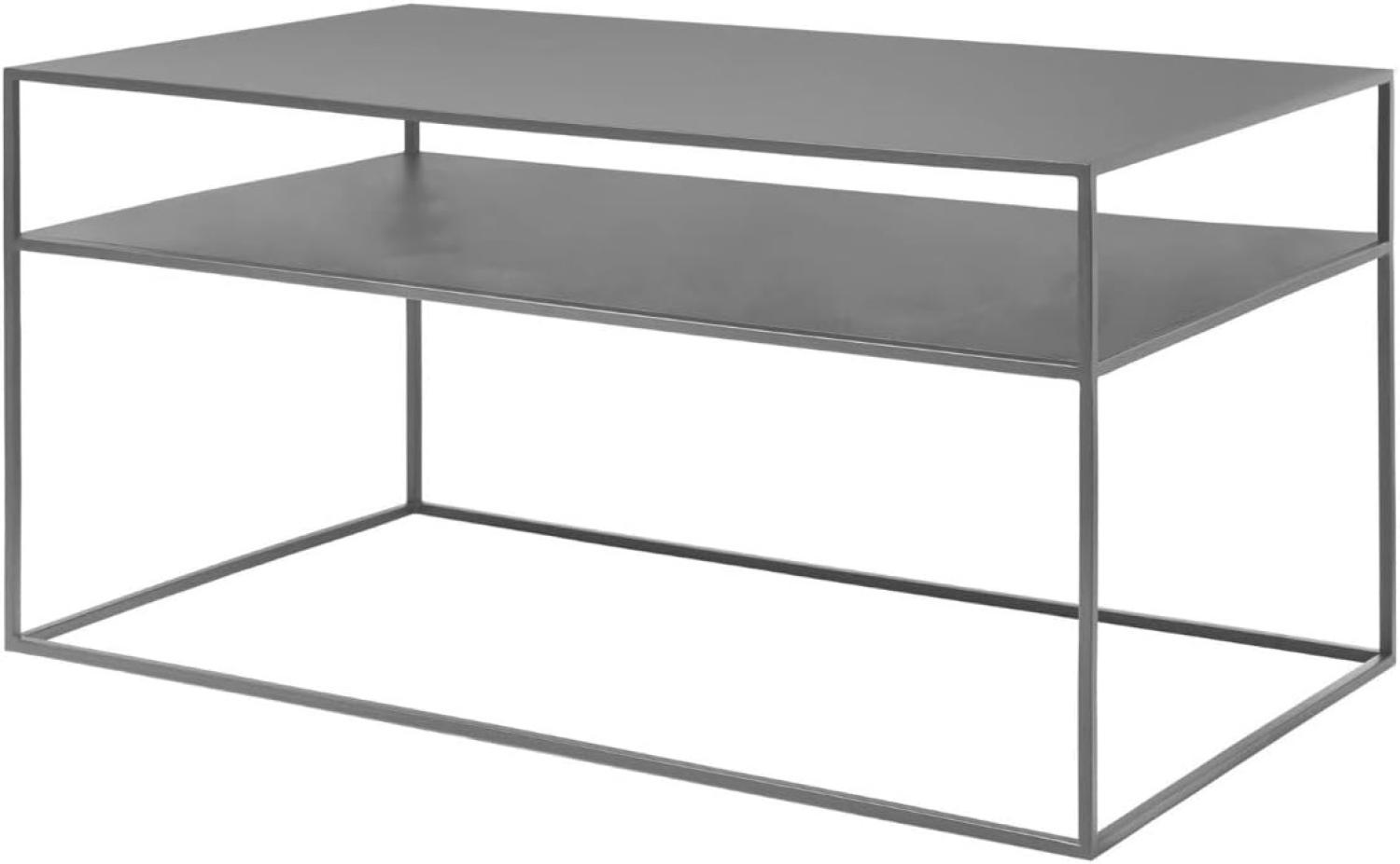 Blomus Wohnzimmertisch FERA, Tisch, Zimmertisch, Stahl pulverbeschichtet, Steel Gray, 90 x 50 cm, 66010 Bild 1