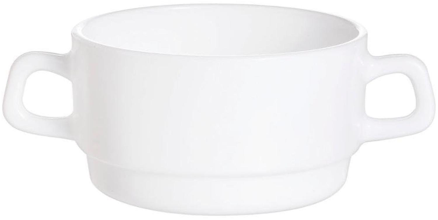 Schale Arcoroc Restaurant Suppe Weiß Glas 310 ml (6 Stücke) Bild 1