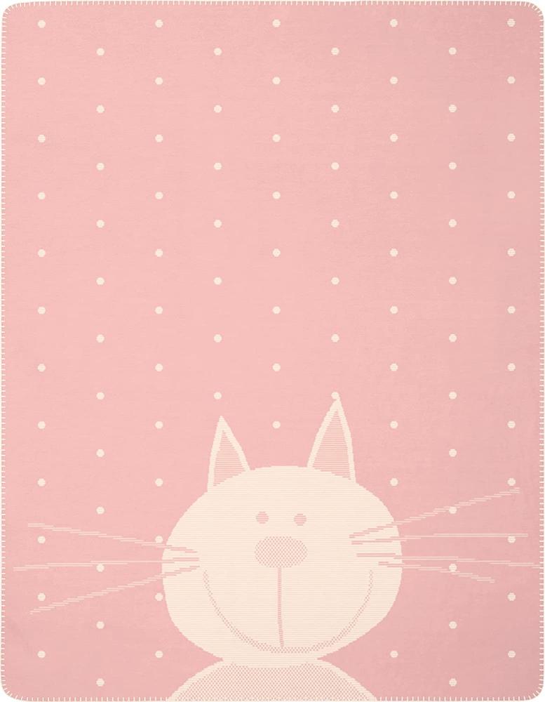 Biederlack Kuscheldecke Babydecke Lovely Sweet Kitty, Größe 75x100 cm Bild 1
