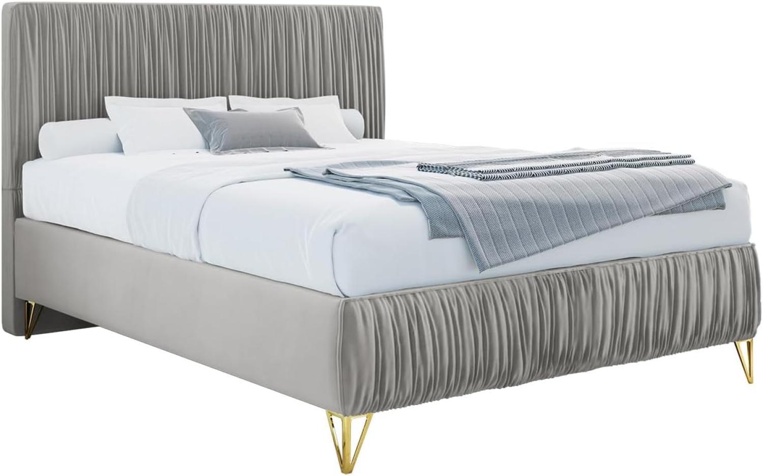 Boxspringbett Lux II (Farbe: Amor Velvet 4318, Größe: 140x200 cm) Bild 1