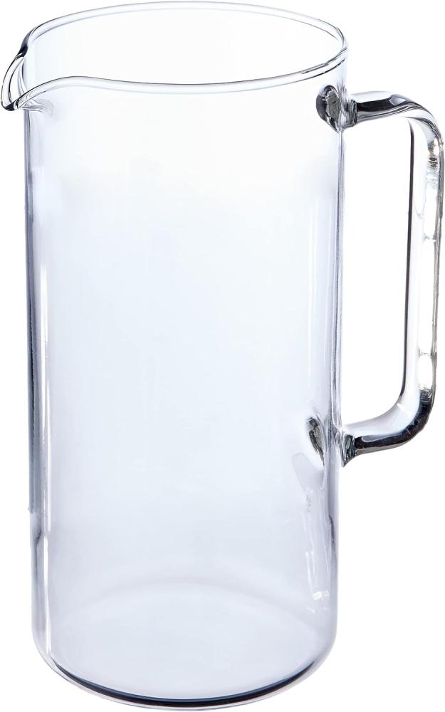 Simax Zylinder Wasser-Glaskaraffe: hitzebeständig, 1 Liter Bild 1