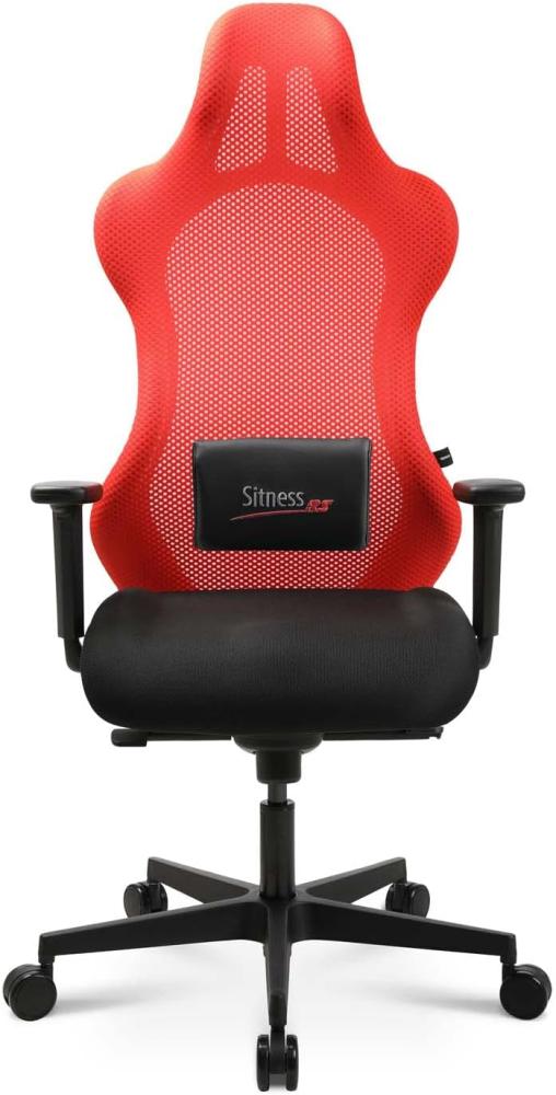 Topstar Sitness RS Sport Gamingstuhl, Kunststoff, rot/schwarz, One Size Bild 1