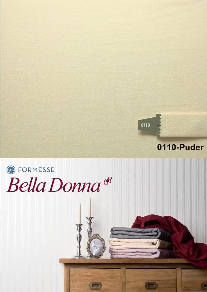 Formesse Bella-Donna Jersey Spannbettlaken | 120x200 - 130x220 cm | puder Bild 1