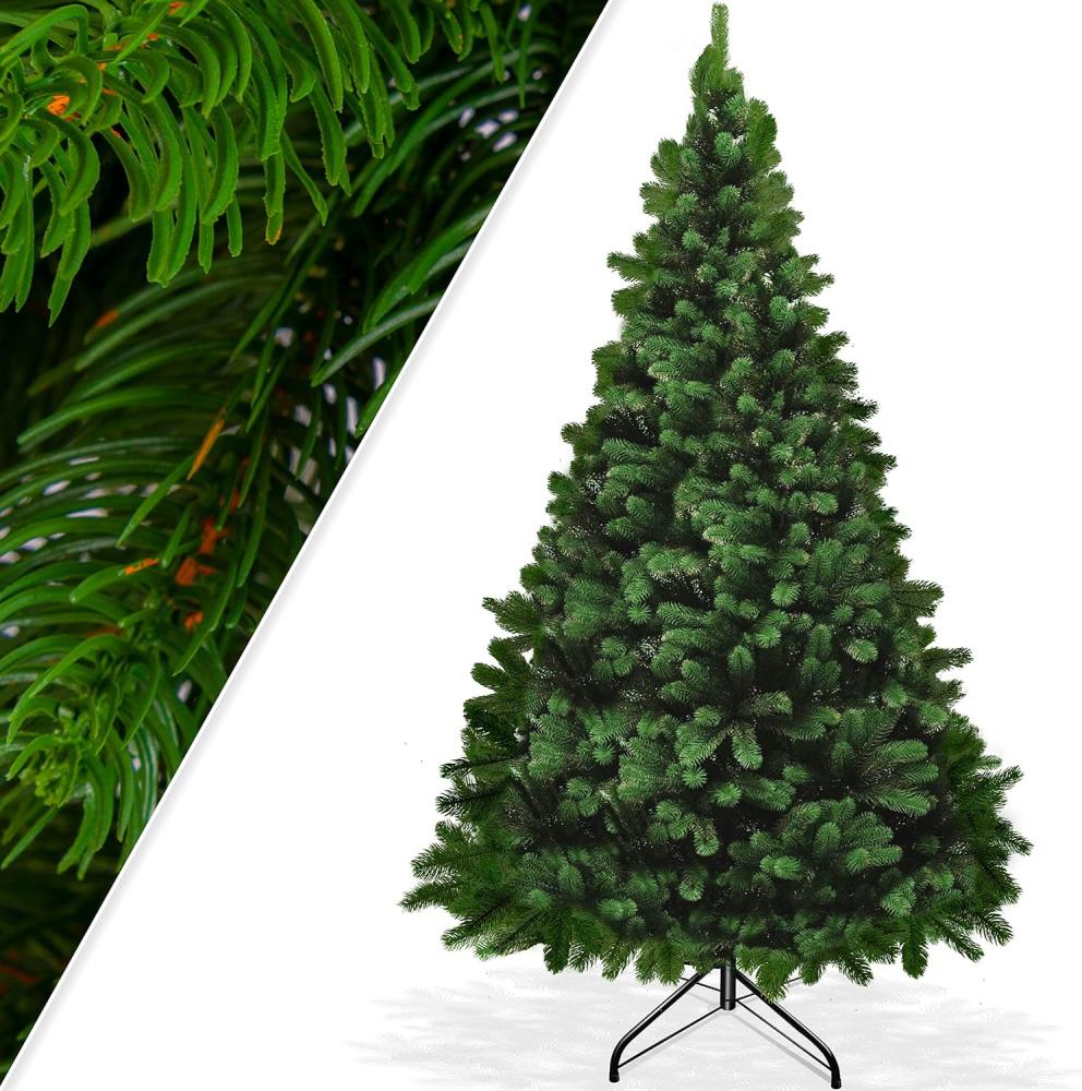 KESSER® Weihnachtsbaum künstlich Tannenbaum Edeltanne Spritzguss PE 210cm Bild 1