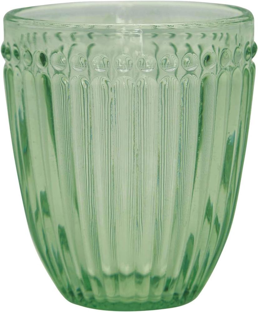 Greengate Alice Glass Water pale green 9 cm Bild 1