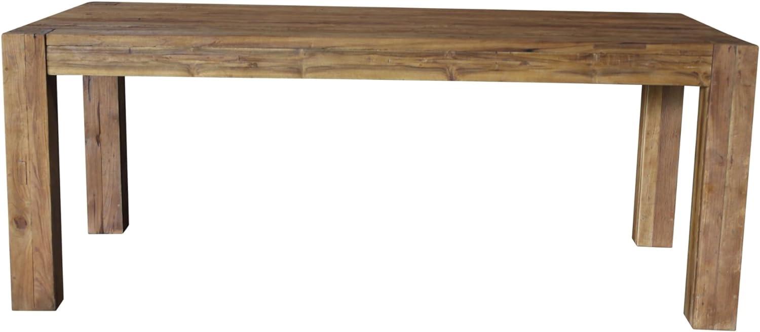Tisch 220x100 Teak massiv Holztisch Esstisch Speisetisch Küchentisch Esszimmer Bild 1