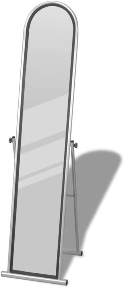 Standspiegel Ankleidespiegel Ganzkörperspiegel grau Bild 1