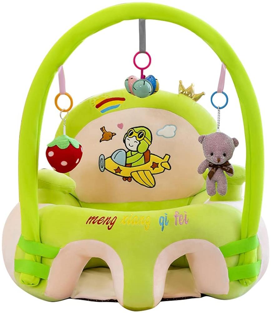 Cartoon Baby Plüsch Stuhl Sofa Infant Learning Sitz Stuhl Baby Spielzeug Support Sitz Training Stützfütterung keine Füllung (V) Bild 1