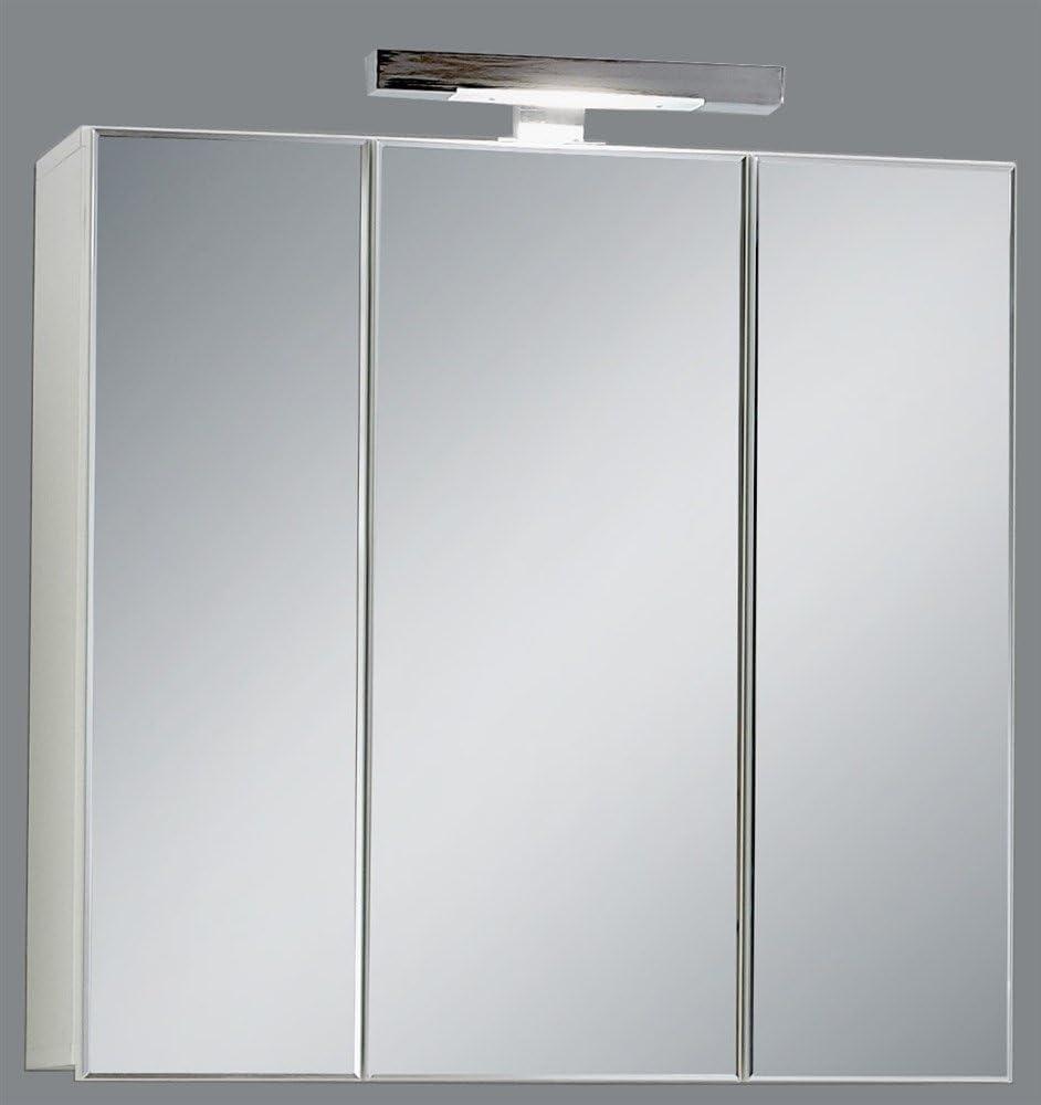 FMD Möbel, 925-003 Zamora 3 Spiegelschrank, melaminharz beschichtete spanplatte, maße 70. 0 x 69. 0 x 19. 0 cm Bild 1