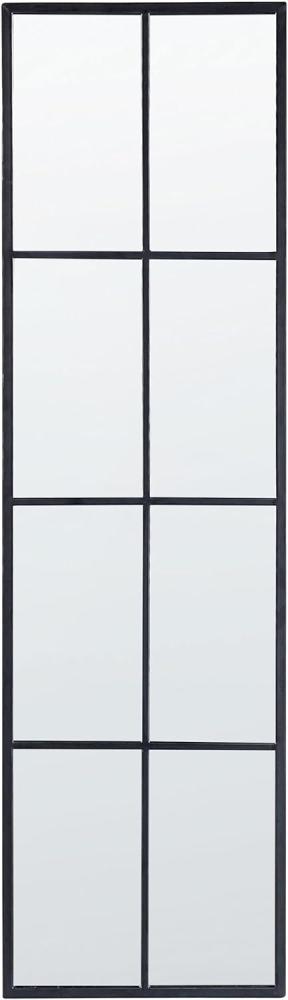 Wandspiegel schwarz Fensteroptik 38 x 132 cm CAMON Bild 1