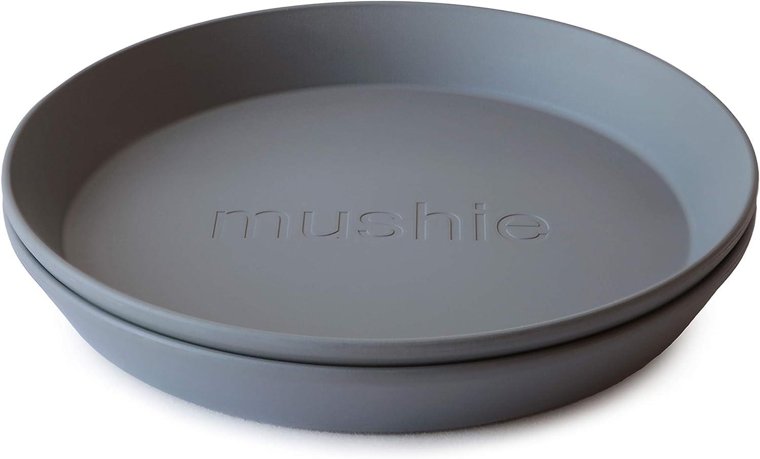 Mushie Mushie -2 Round Smoke plates Bild 1