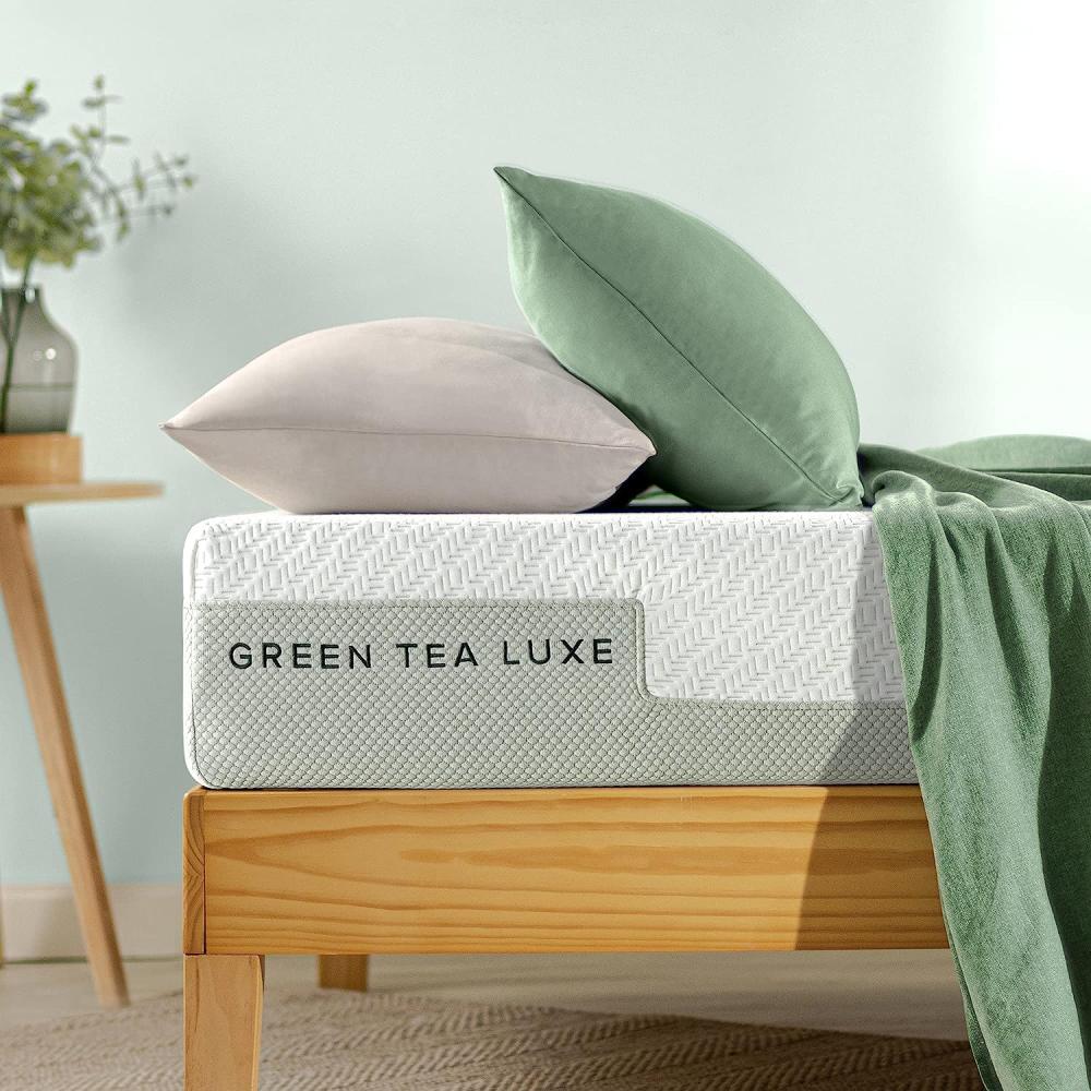 ZINUS Green Tea Luxe Memory Schaum Matratze | Anpassungsfähige 7 Zonen Matratze | 140 x 200 cm | Höhe 20 cm | H3-H4 Mittelfest | | Rollmatratze | OEKO-TEX Bild 1