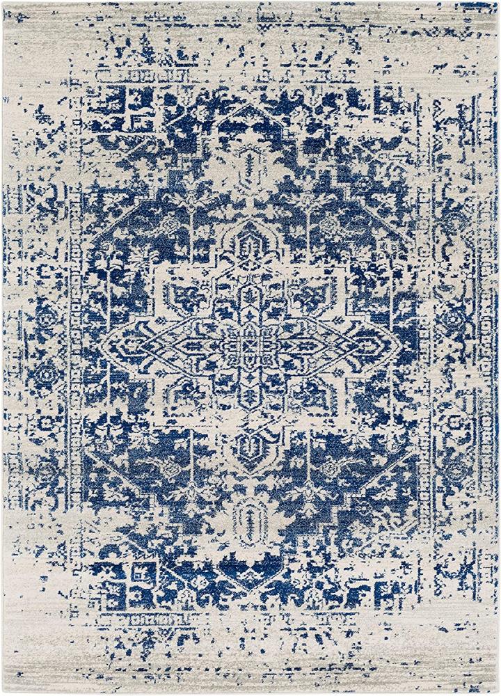Surya AGATHE Teppich Blau 200 cm 274 cm 200x274cm Bild 1