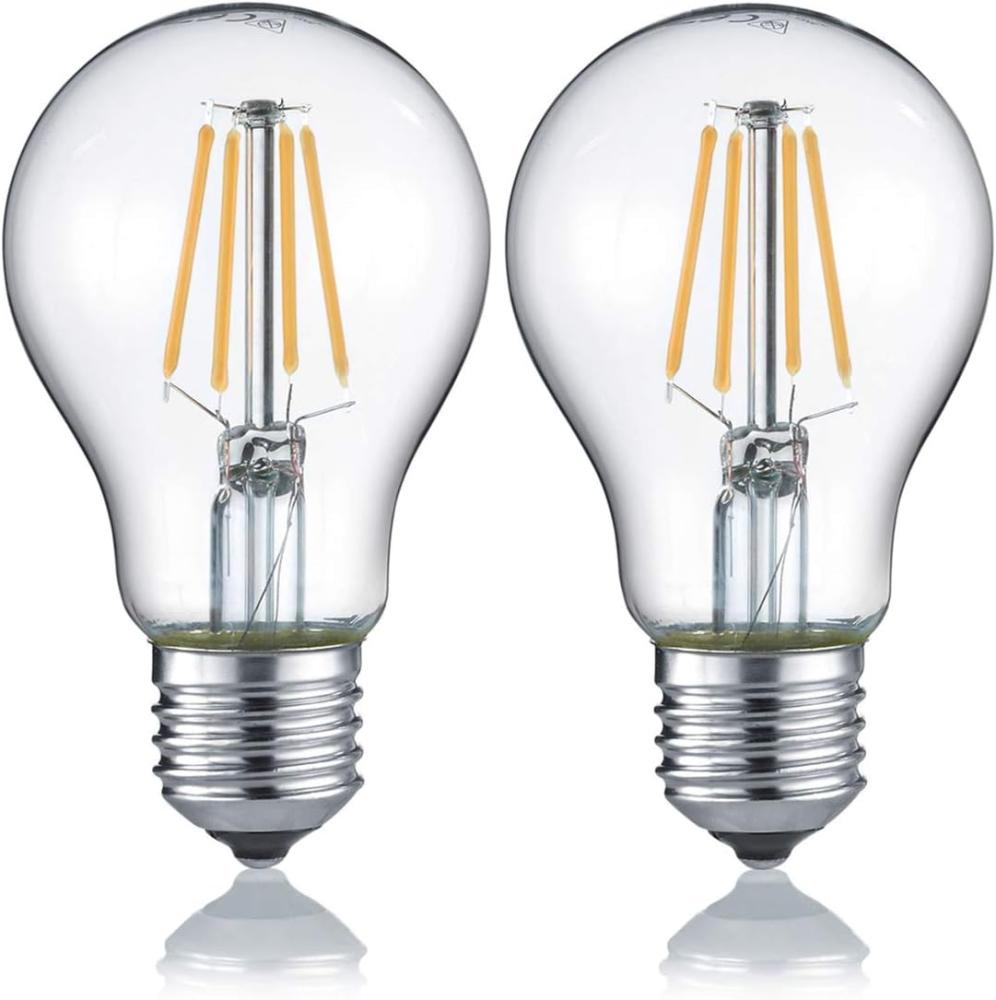 Trio LED-Leuchtmittel RL187, Filament Glühbirne Leuchte, E27 4W EEK E, warmweiß ~ 2er Set Bild 1