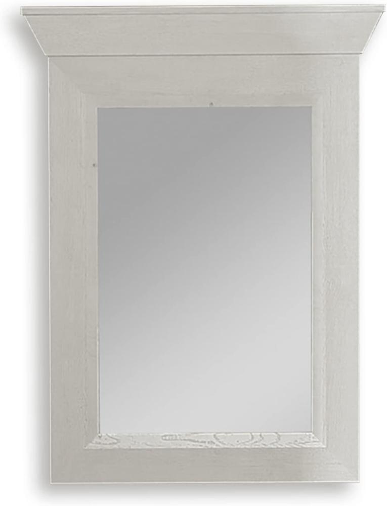 Spiegel KASHMIR Wandspiegel Garderobenspiegel in Pinie weiß Bild 1