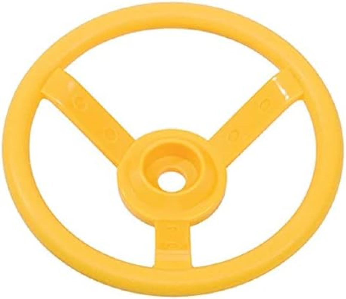 Lenkrad für Spielhaus 29 cm gelb Bild 1