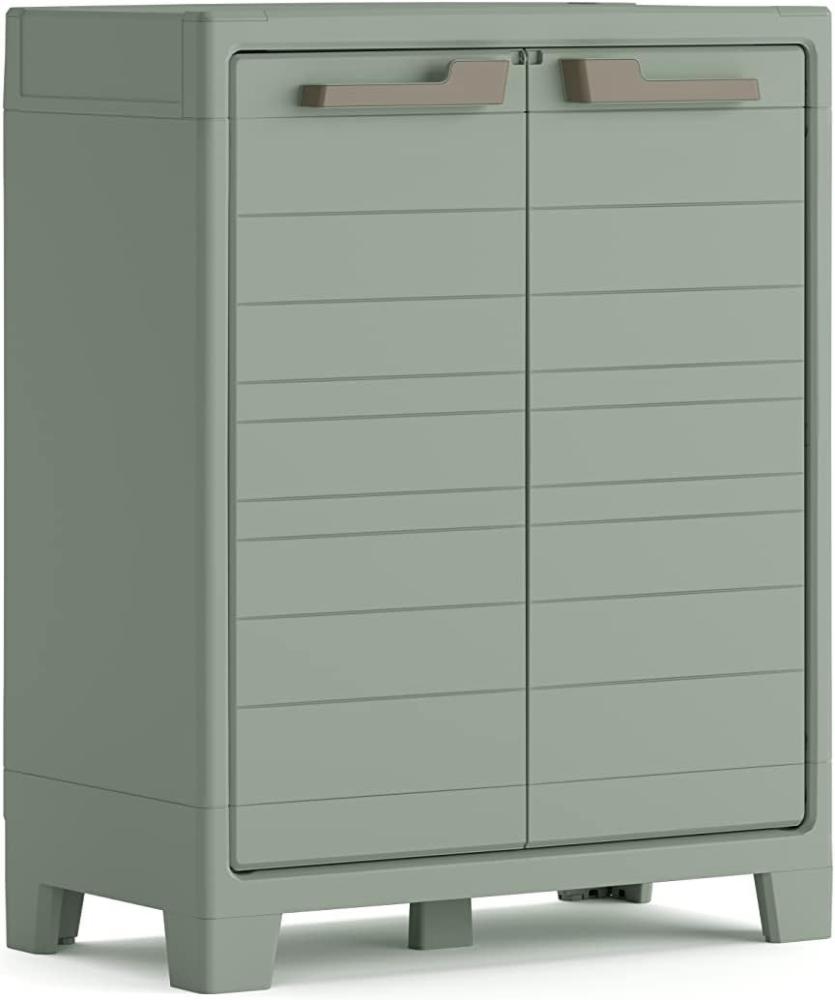 Keter Garten-Lagerschrank Planet Niedrig Jadegrün 445040 Bild 1