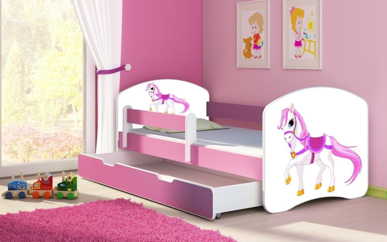 Kinderbett Dream mit verschiedenen Motiven 140x70 Pony Bild 1