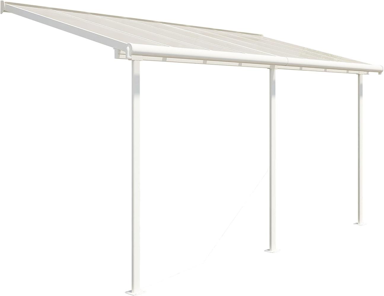 Palram - Canopia Aluminium Terrassenüberdachung Sierra | Weiß | 230x447x300 cm Bild 1