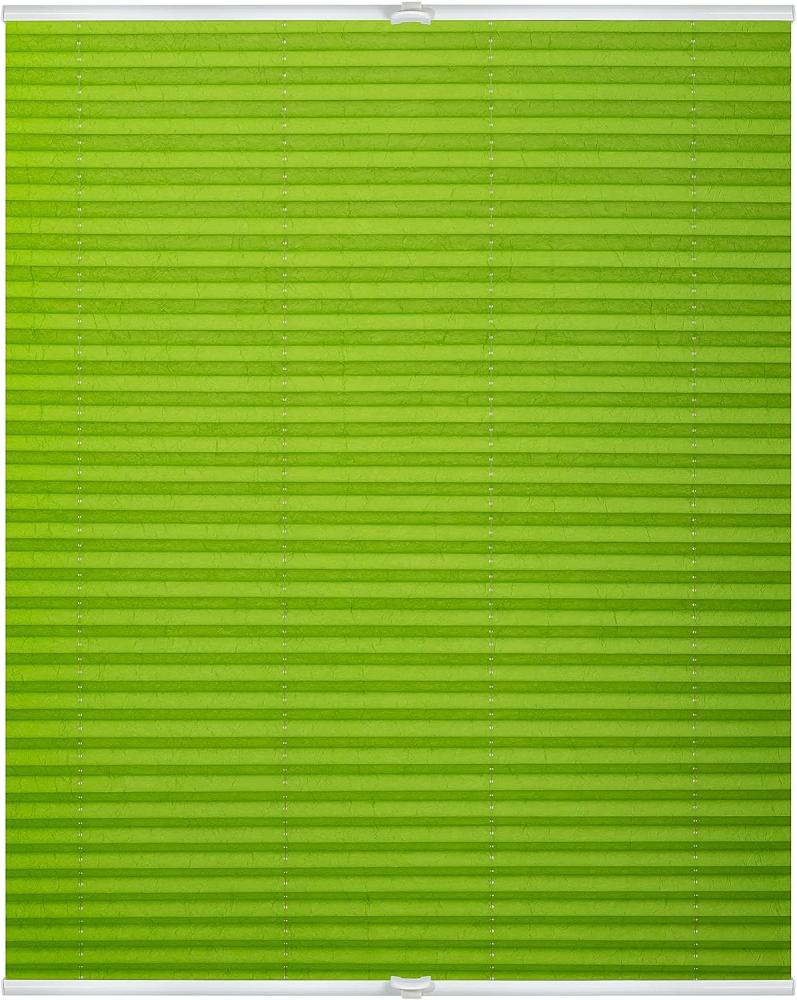 Lichtblick Plissee Klemmfix, ohne Bohren, verspannt, grün, 130 x 55 x 3 cm Bild 1
