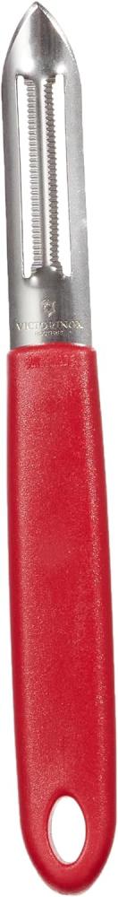 Victorinox Universalschäler mit Zackenschliffklinge, Zweischneidig, Rostfrei, Edelstahl, Spülmaschinengeeignet, rot Bild 1