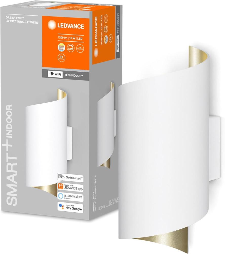 LEDVANCE SMART+ Orbis Wall lamp Twist 20x20cm 600lm 12W TW Bild 1