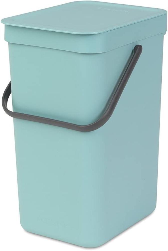 Brabantia Sort & Go Einbaubehälter, Plastik, Minzgrün, 12L Bild 1