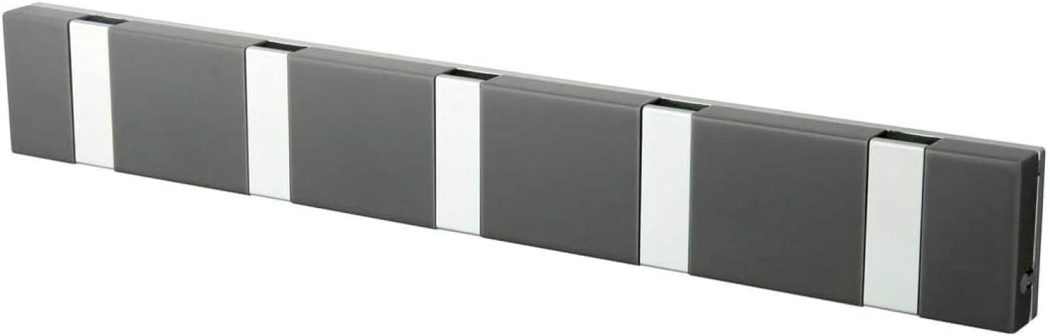 Knax Lite 5 grau Luxus-Hakenleiste für Bad & Küche Länge 33,3 cm Bild 1