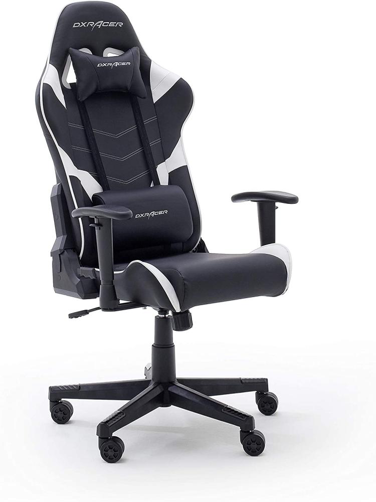 Robas Lund DX Racer P188 Gaming Stuhl Bürostuhl Schreibtischstuhl mit Wippfunktion Höhenverstellbarer Drehstuhl PC Stuhl Ergonomischer Chefsessel Bild 1