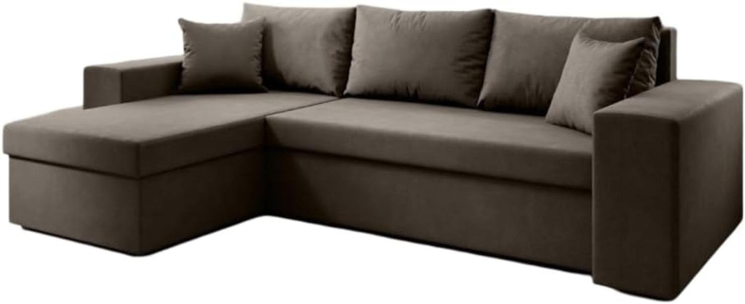 Luxusbetten24 Schlafsofa Designer Sofa Denver, mit Stauraum und Schlaffunktion Bild 1