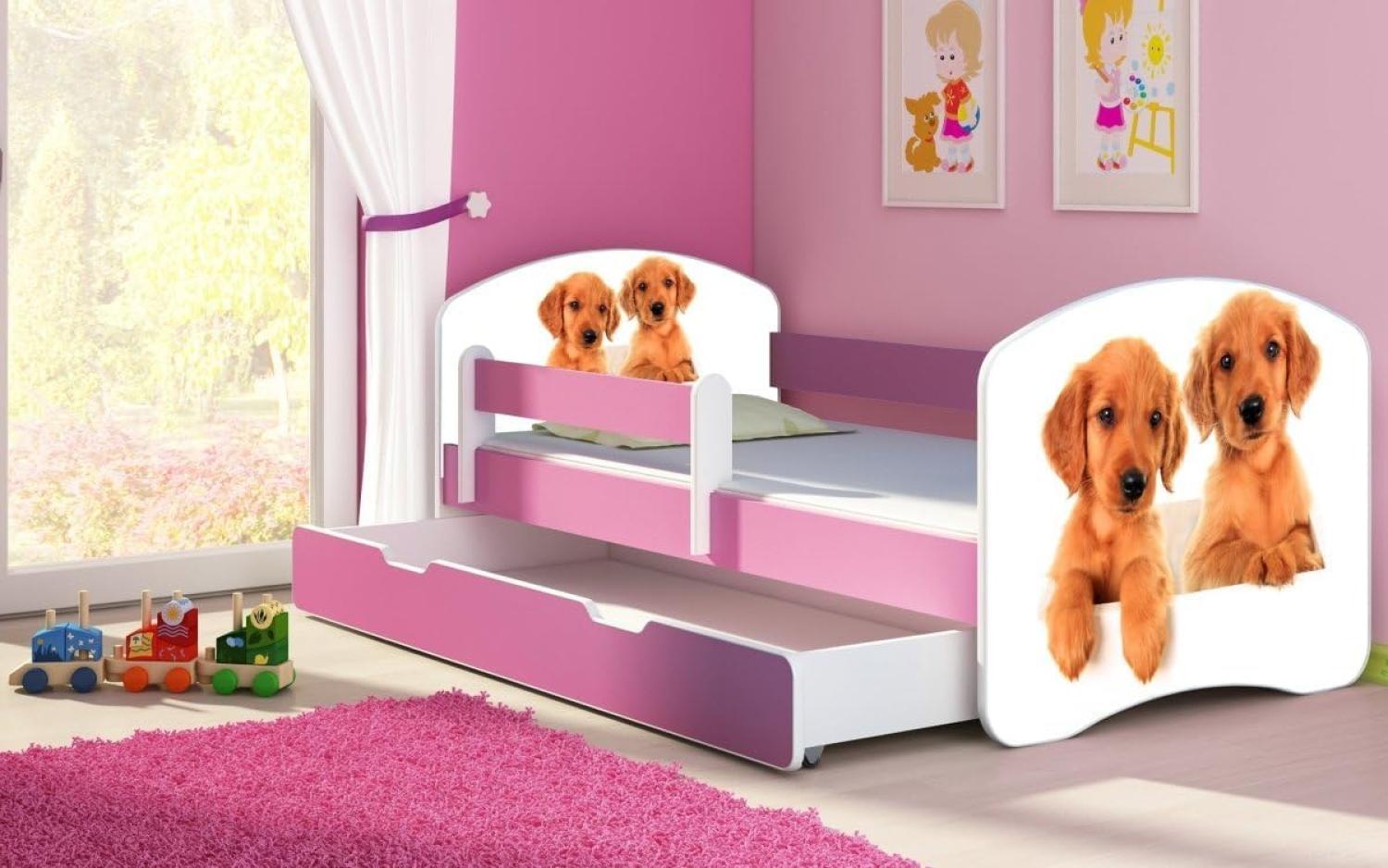 Kinderbett Dream mit verschiedenen Motiven 160x80 Dogs Bild 1