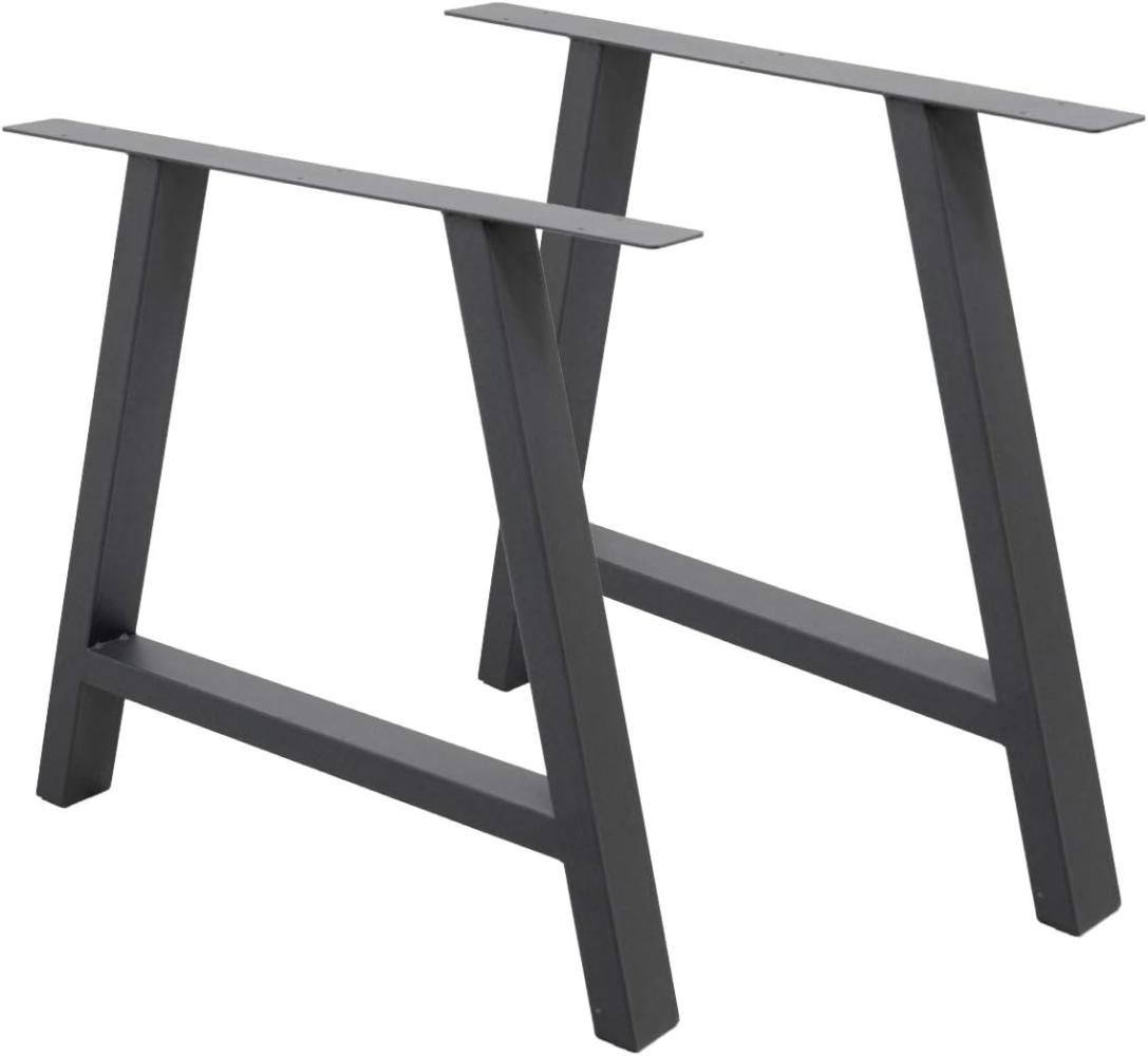 Tischbeine 2er Set A-Design 70x725 cm aus Stahl Bild 1